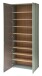 Schuhschrank >Bari< in Schilfgrün matt, MDF, Spannplatte - 78x202x38cm (BxHxT)