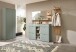 Schuhschrank >Bari< in Schilfgrün matt, MDF, Spannplatte - 148x103x38cm (BxHxT)
