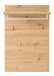 Garderobenpaneel >Bari< in Artisan Eiche Dekor, Spannplatte - 78x117x30cm (BxHxT)