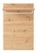 Garderobenpaneel >Bari< in Artisan Eiche Dekor, Spannplatte - 78x117x30cm (BxHxT)
