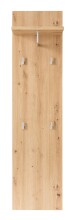 Garderobenpaneel >Bari< in Artisan Eiche Dekor, Spannplatte - 40x158x30cm (BxHxT)