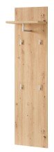 Garderobenpaneel >Bari< in Artisan Eiche Dekor, Spannplatte - 40x158x30cm (BxHxT)