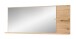 Garderobenspiegel >Bari< in Artisan Eiche Dekor, Spannplatte - 148x60x17cm (BxHxT)