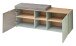 Garderoben-Set >Bari< in Schilfgrün matt, MDF, Spannplatte - 206x202x38 (BxHxT)
