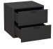 Nachtkommode >Bonnie< in anthrazit matt lack - 51x47x45cm (BxHxT)