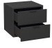 Nachtkommode >Bonnie< in anthrazit matt lack - 51x47x45cm (BxHxT)