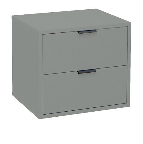 Nachtkommode >Bonnie< in pine green matt lack - 51x47x45cm (BxHxT)