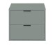 Nachtkommode >Bonnie< in pine green matt lack - 51x47x45cm (BxHxT)