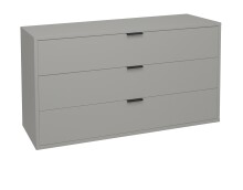 Kommode >Bonnie< in kreidegrau matt lack -...