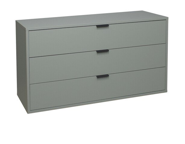 Kommode >Bonnie< in pine green matt lack - 119x67x45cm (BxHxT)