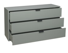 Kommode >Bonnie< in pine green matt lack - 119x67x45cm (BxHxT)