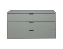 Kommode >Bonnie< in pine green matt lack - 119x67x45cm (BxHxT)