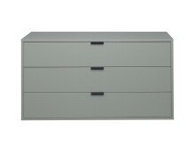 Kommode >Bonnie< in pine green matt lack - 119x67x45cm (BxHxT)