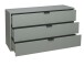 Kommode >Bonnie< in pine green matt lack - 119x67x45cm (BxHxT)