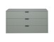 Kommode >Bonnie< in pine green matt lack - 119x67x45cm (BxHxT)