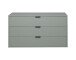 Kommode >Bonnie< in pine green matt lack - 119x67x45cm (BxHxT)
