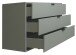 Kommode >Bonnie< in pine green matt lack - 119x67x45cm (BxHxT)