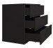 Kommode >Bonnie< in anthrazit matt lack - 81x67x45cm (BxHxT)