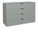 Kommode >Bonnie< in pine green matt lack - 119x87x45cm (BxHxT)