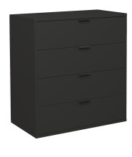 Kommode >Bonnie< in anthrazit matt lack -...