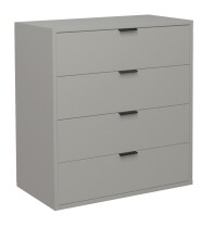 Kommode >Bonnie< in kreidegrau matt lack -...