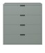 Kommode >Bonnie< in pine green matt lack - 81x87x45cm (BxHxT)