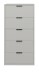 Kommode >Bonnie< in kreidegrau matt lack - 51x108x45cm (BxHxT)