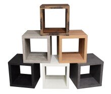Regalwürfel >Cube< in asteiche - 40x41x40cm (BxHxT)