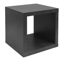 Regalwürfel >Cube< in graphit - 40x41x40cm...