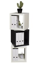Regalwürfel >Cube< in weiß matt lack - 40x41x40cm (BxHxT)
