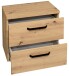 Nachtkommode >Klipp< in asteiche - 50x50x35cm (BxHxT)