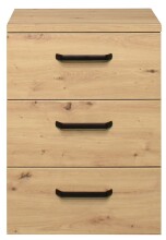 Nachtkommode >Klipp< in asteiche - 50x73x35cm (BxHxT)