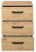 Nachtkommode >Klipp< in asteiche - 50x73x35cm (BxHxT)