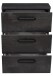 Nachtkommode >Klipp< in schwarzstahl - 50x73x35cm (BxHxT)