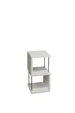 Regal >Sticks< in weiß matt lack - 33x65x33cm...