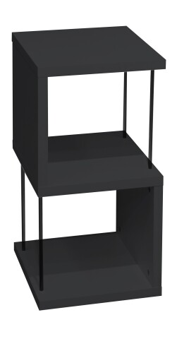 Regal >Sticks< in anthrazit matt lack - 33x65x33cm (BxHxT)