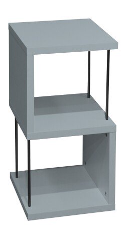 Regal >Sticks< in aqua matt lack - 33x65x33cm (BxHxT)