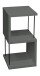 Regal >Sticks< in pine green matt lack - 33x65x33cm (BxHxT)