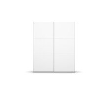 Schwebetürenschrank >Aurelia< in alpinweiß, Holzwerkstoff - 175x210x59cm (BxHxT)