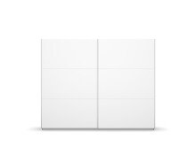 Schwebetürenschrank >Aurelia< in alpinweiß, Holzwerkstoff  - 261x210x59 (BxHxT)
