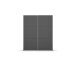Schwebetürenschrank >Aurelia< in grau metallic - 175x210x59 (BxHxT)