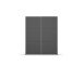 Schwebetürenschrank >Aurelia< in grau metallic - 175x210x59 (BxHxT)