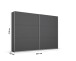 Schwebetürenschrank >Aurelia< in grau metallic - 261x210x59 (BxHxT)
