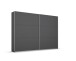 Schwebetürenschrank >Aurelia< in grau metallic - 261x210x59 (BxHxT)