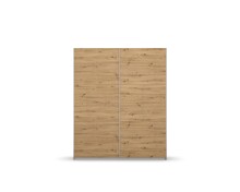 Schwebetürenschrank >Aurelia< in Eiche Artisan - 175x210x59 (BxHxT)