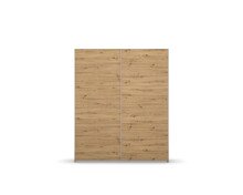 Schwebetürenschrank >Aurelia< in Eiche Artisan - 175x210x59 (BxHxT)