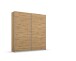 Schwebetürenschrank >Aurelia< in Eiche Artisan - 175x210x59 (BxHxT)