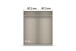 Schwebetürenschrank >Aurelia< in Eiche Artisan - 175x210x59 (BxHxT)