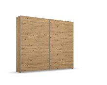 Schwebetürenschrank >Aurelia< in Eiche Artisan - 218x210x59 (BxHxT)