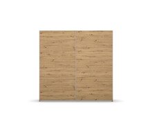 Schwebetürenschrank >Aurelia< in Eiche Artisan - 218x210x59 (BxHxT)
